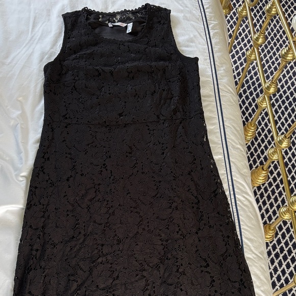Isaac Mizrahi Dresses & Skirts - Isaac Mizrahi Live Black Floral Lace Maxi Dress